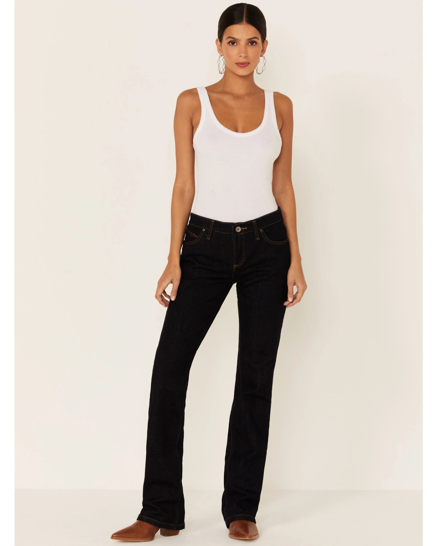 Wrangler Women's Dark Dynasty Ultimate Riding Q-Baby Jeans 1 Wrangler Women's Dark Dynasty Ultimate Riding Q-Baby Jeans