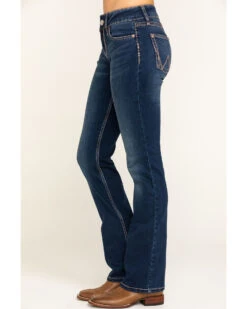 Wrangler Retro Women's Mid-Rise Boot Cut Jeans -Velora Studio Shop 350D29 88 P3